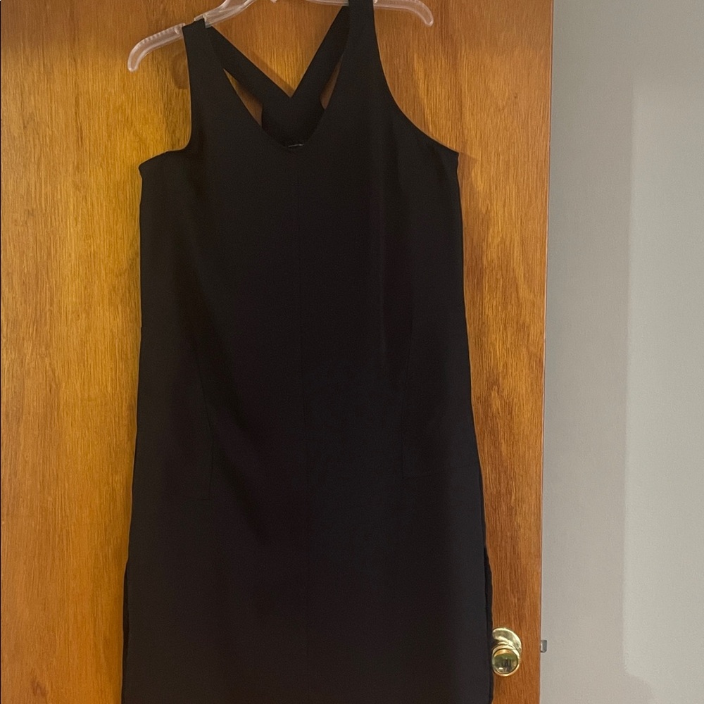 Mercer & Madison Elegant Black Backless Dress